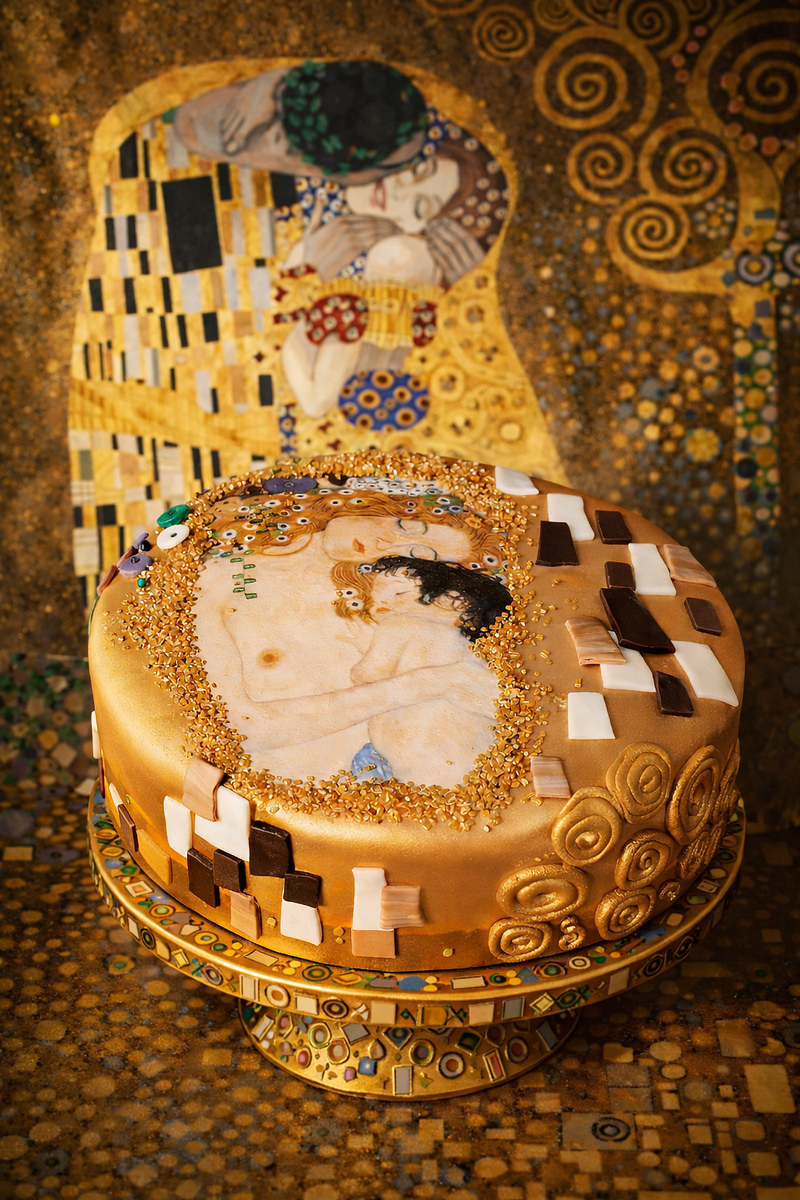 Gustav Klimt torta